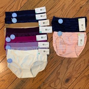 JOCKEY Women’s Panties - 9 pairs (7 Hipster & 2 Bikini)- Size 6 NWT